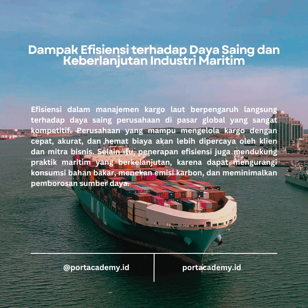 Mengapa Efisiensi Penting dalam Manajemen Kargo Laut