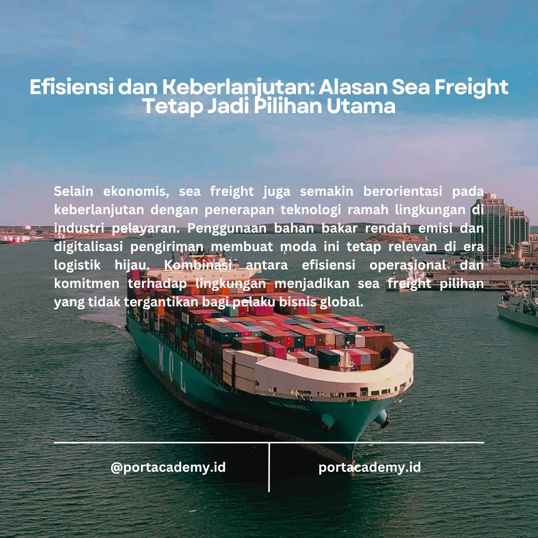 Mengapa Sea Freight Penting dalam Logistik Global