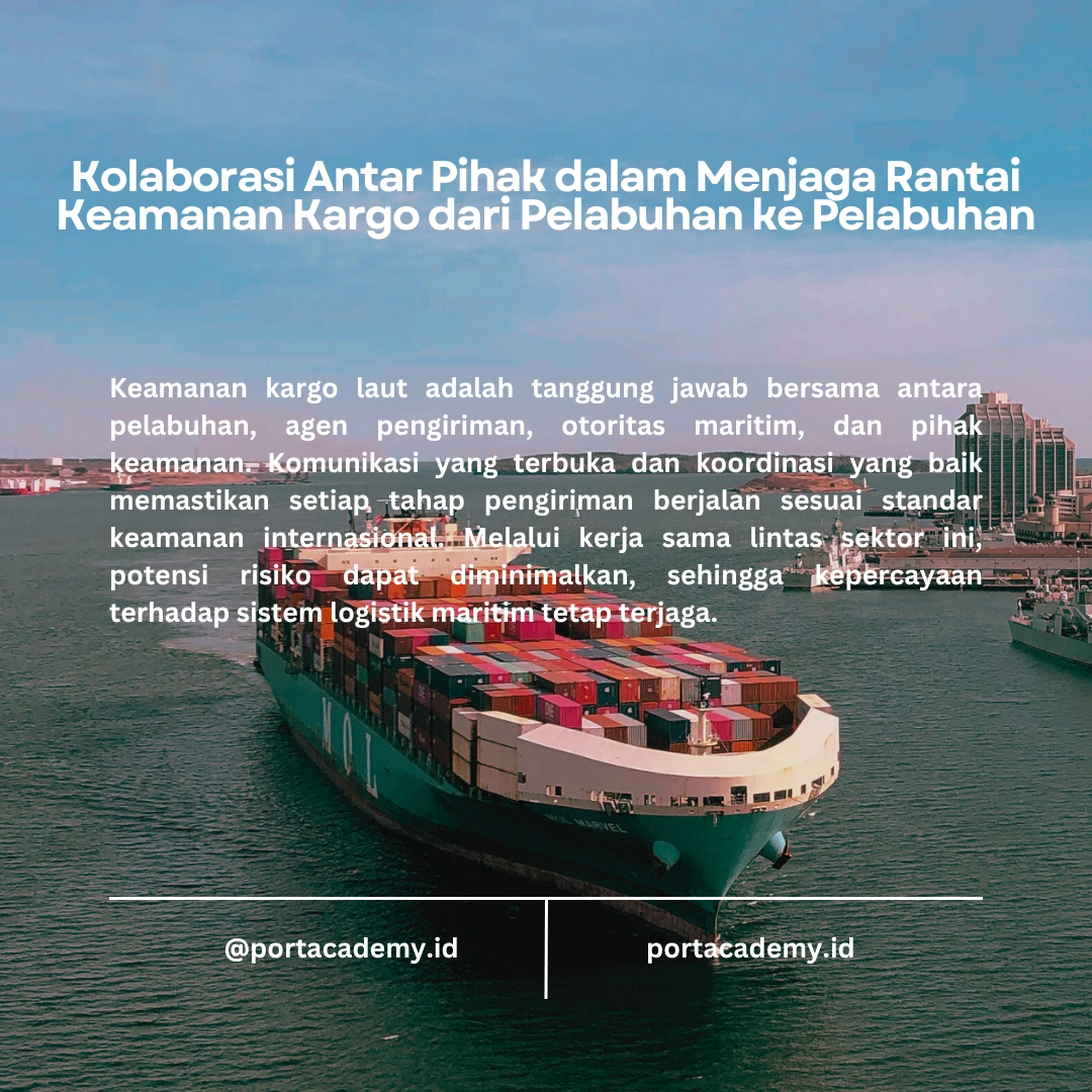 Langkah-Langkah Memastikan Keamanan Kargo Laut