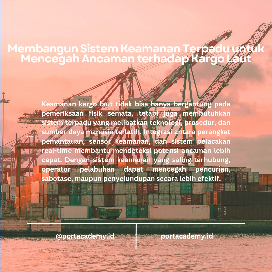 Langkah-Langkah Memastikan Keamanan Kargo Laut