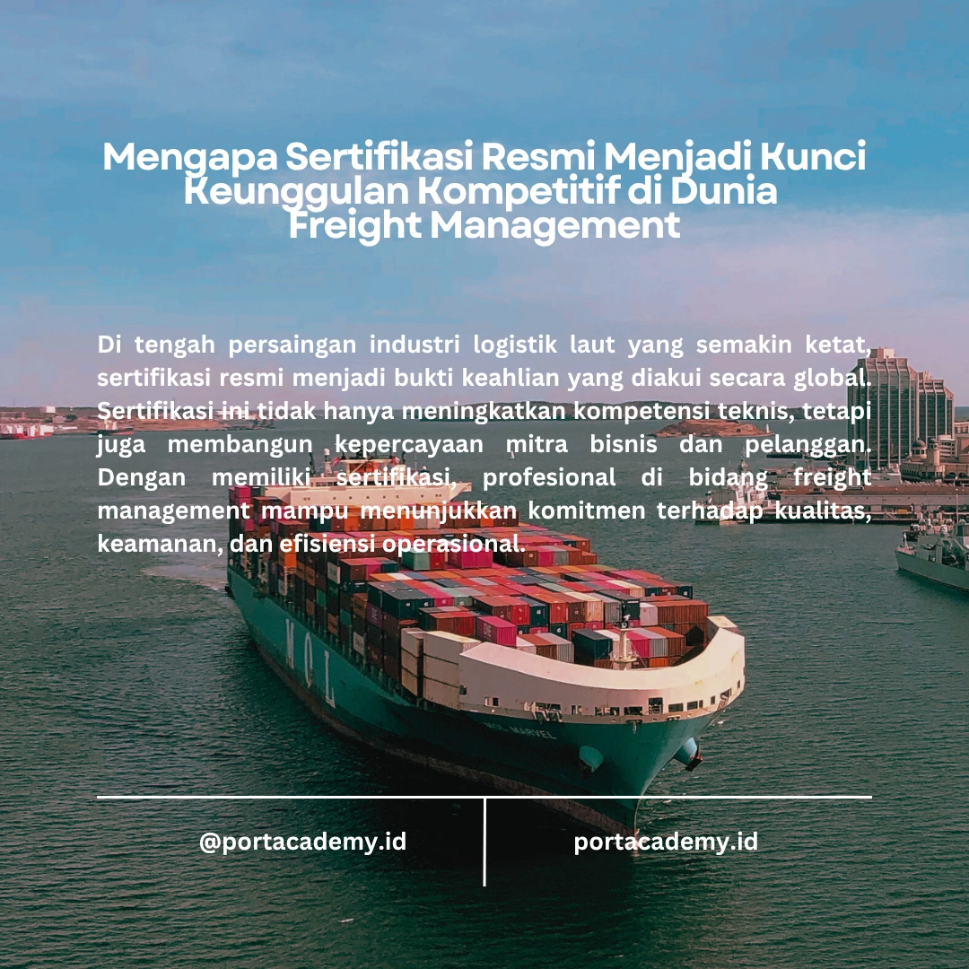 Panduan Sertifikasi untuk Manajemen Kargo Laut