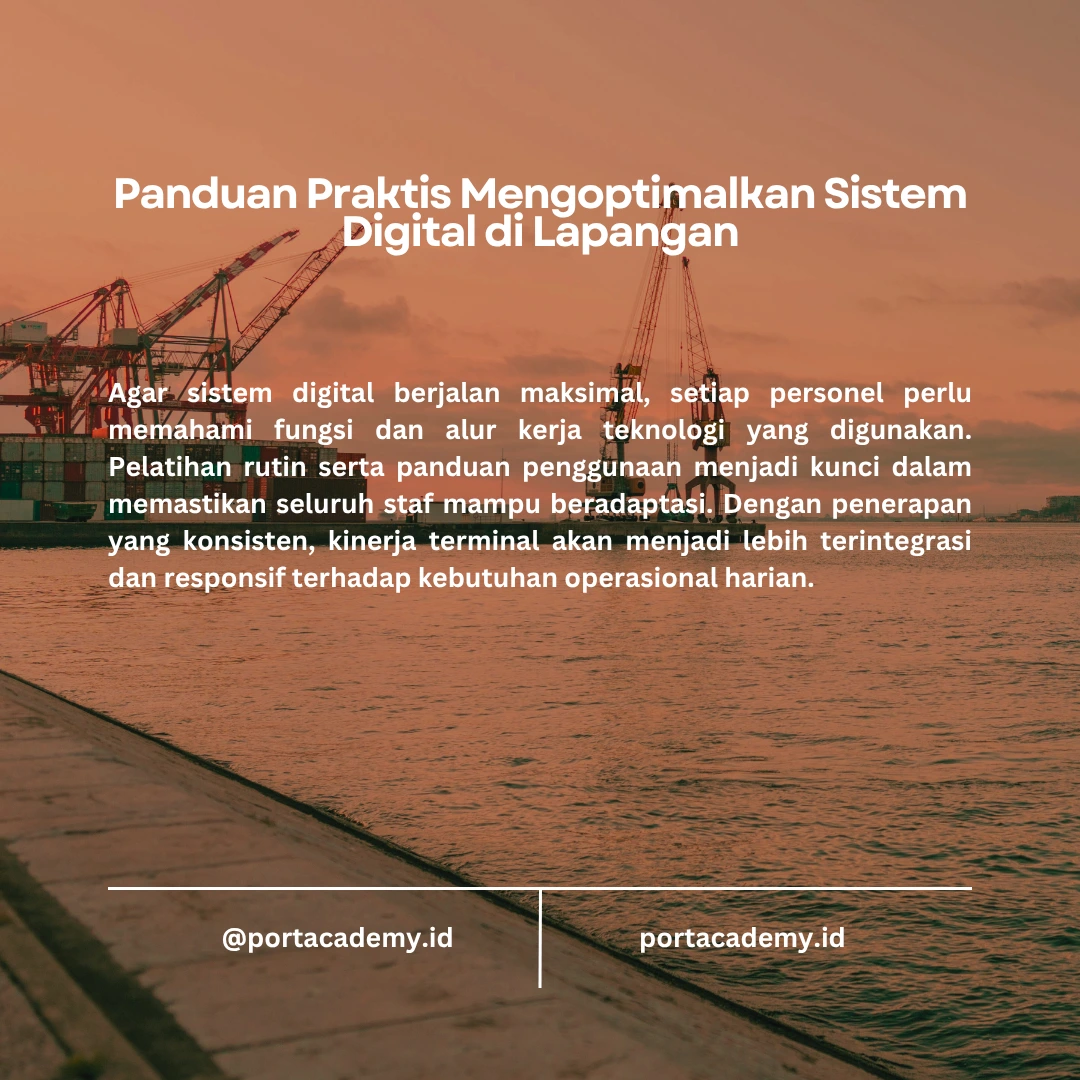 Prosedur Pengoperasian Alat Berat di Terminal