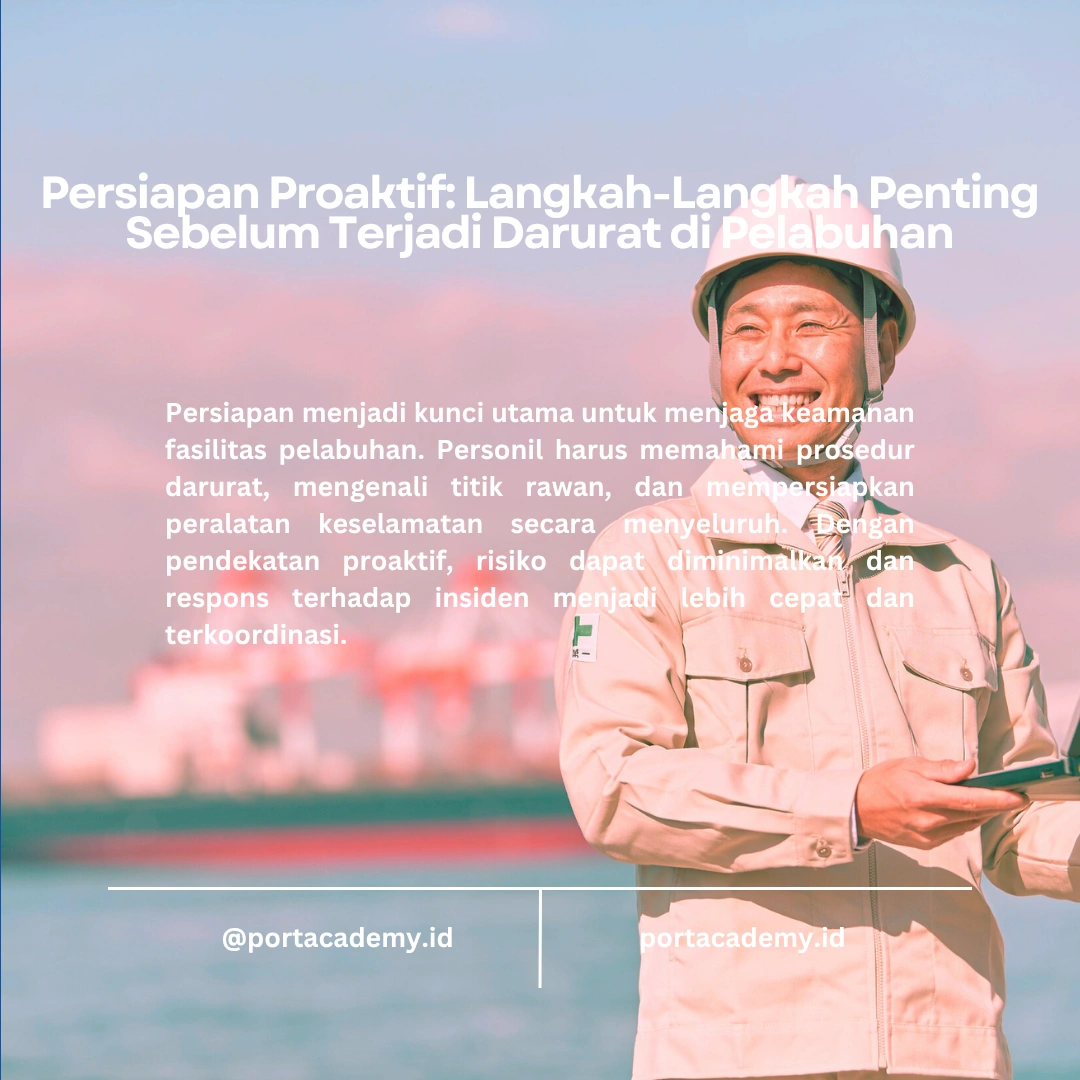 Keamanan Fasilitas Pelabuhan: Apa yang Harus Dilakukan dalam Tanggap Darurat?
