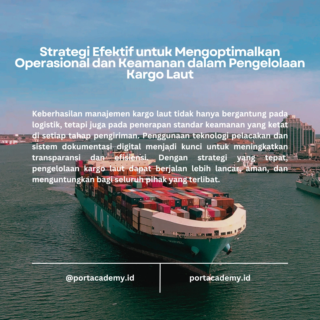 Panduan Dasar dalam Manajemen Kargo Laut