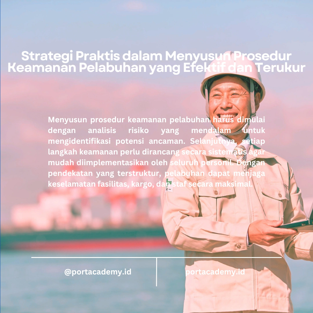Langkah-langkah Menyusun Prosedur Keamanan untuk Fasilitas Pelabuhan