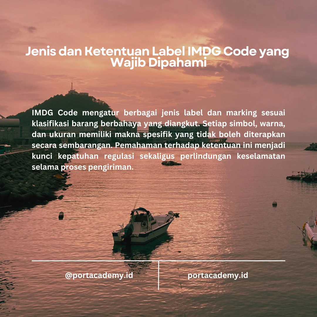 Label dan Marking dalam IMDG Code: Panduan Lengkap