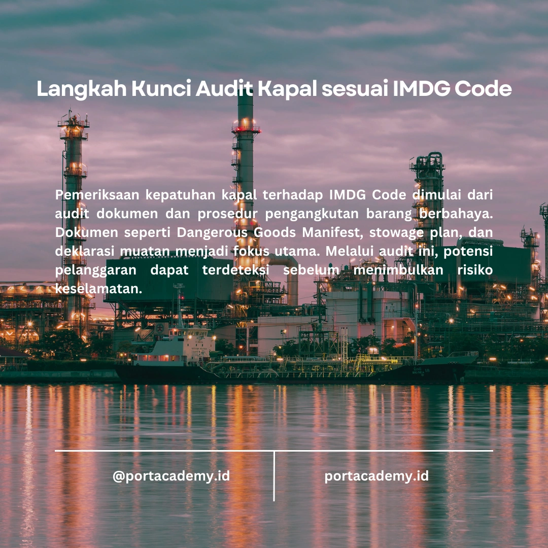 Cara Memeriksa Kepatuhan Kapal terhadap IMDG Code