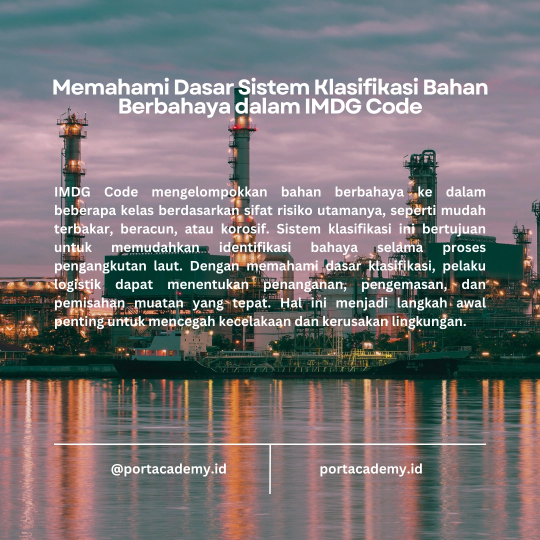 Sistem Klasifikasi Bahan Berbahaya dalam IMDG Code