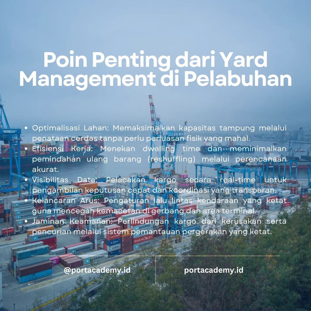 pentingnya yard management di pelabuhan