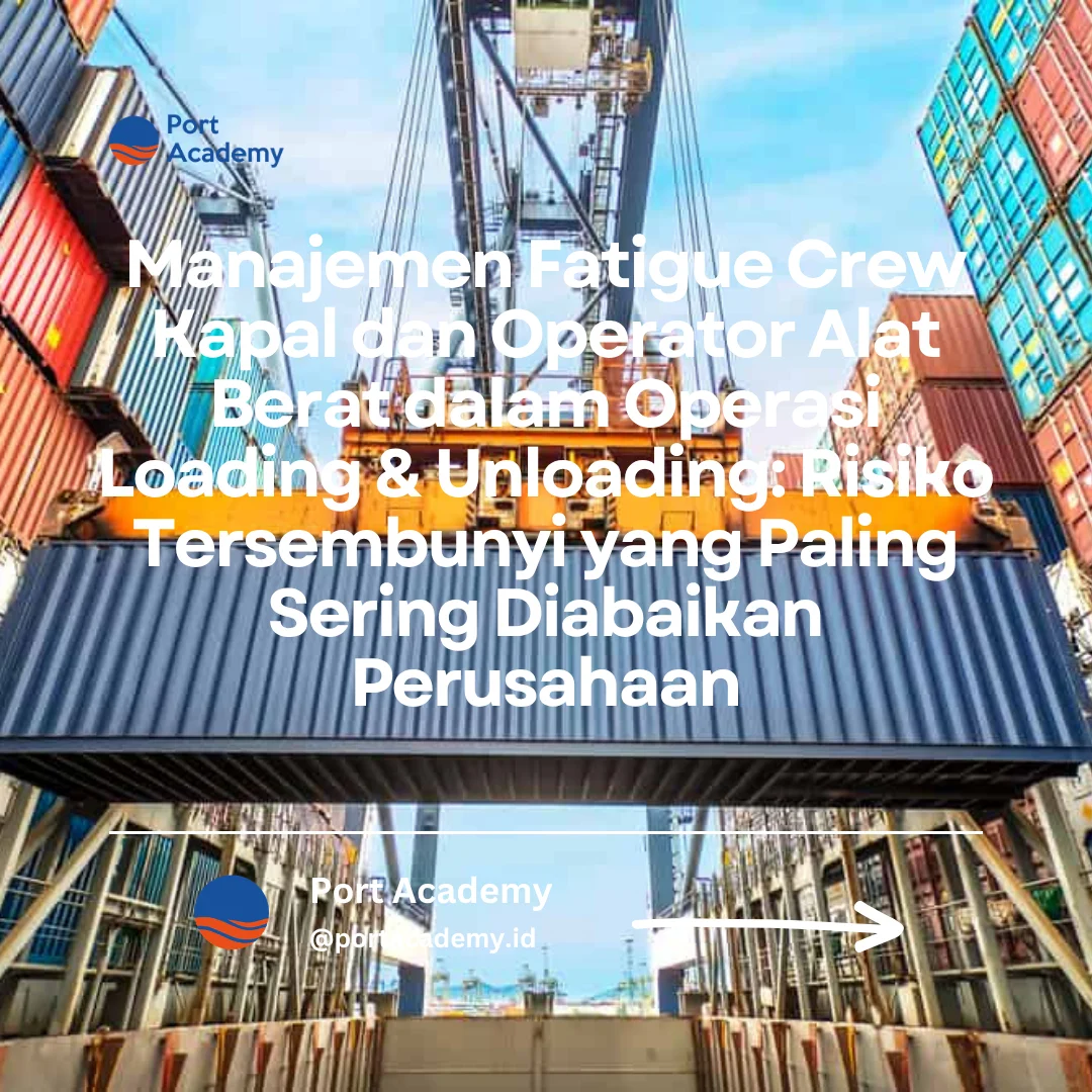 manajemen fatigue operator alat berat loading unloading