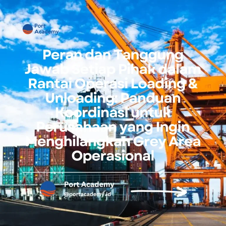 tanggung jawab pihak operasi loading unloading pelabuhan