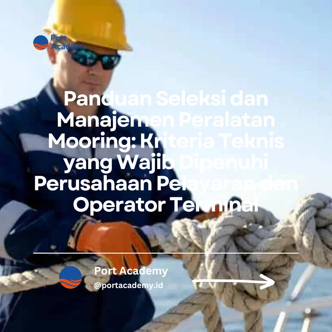 seleksi peralatan mooring tali kapal standar