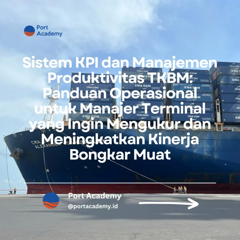 KPI produktivitas TKBM manajemen terminal pelabuhan