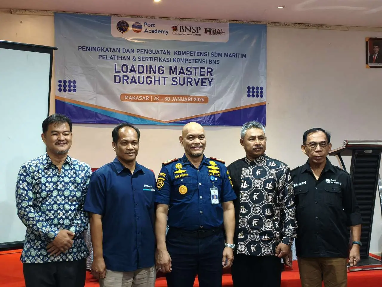 Training Loading Master 28-30 Januari 2026 di Makassar