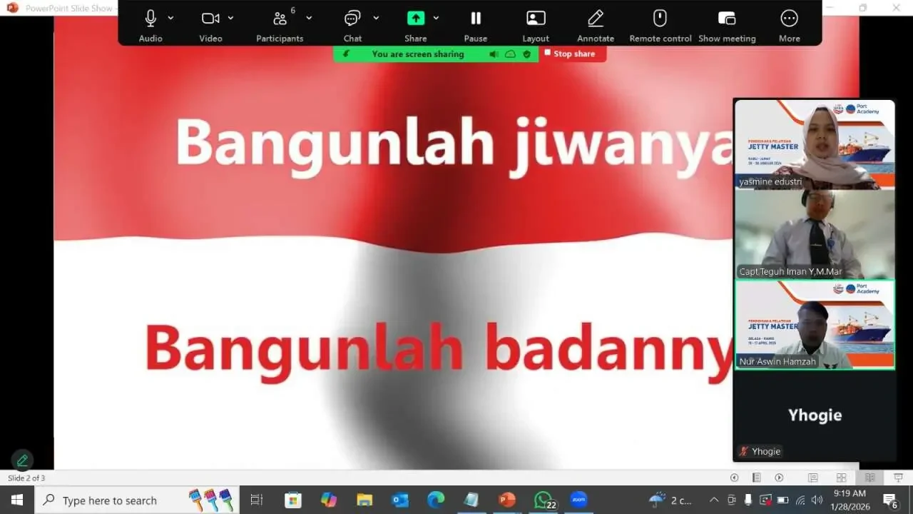 Pelatihan Jetty Master 28-30 Januari 2026